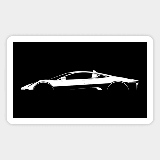 Jaguar C-X75 Silhouette Magnet